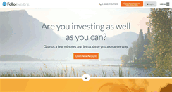 Desktop Screenshot of folioinvesting.com